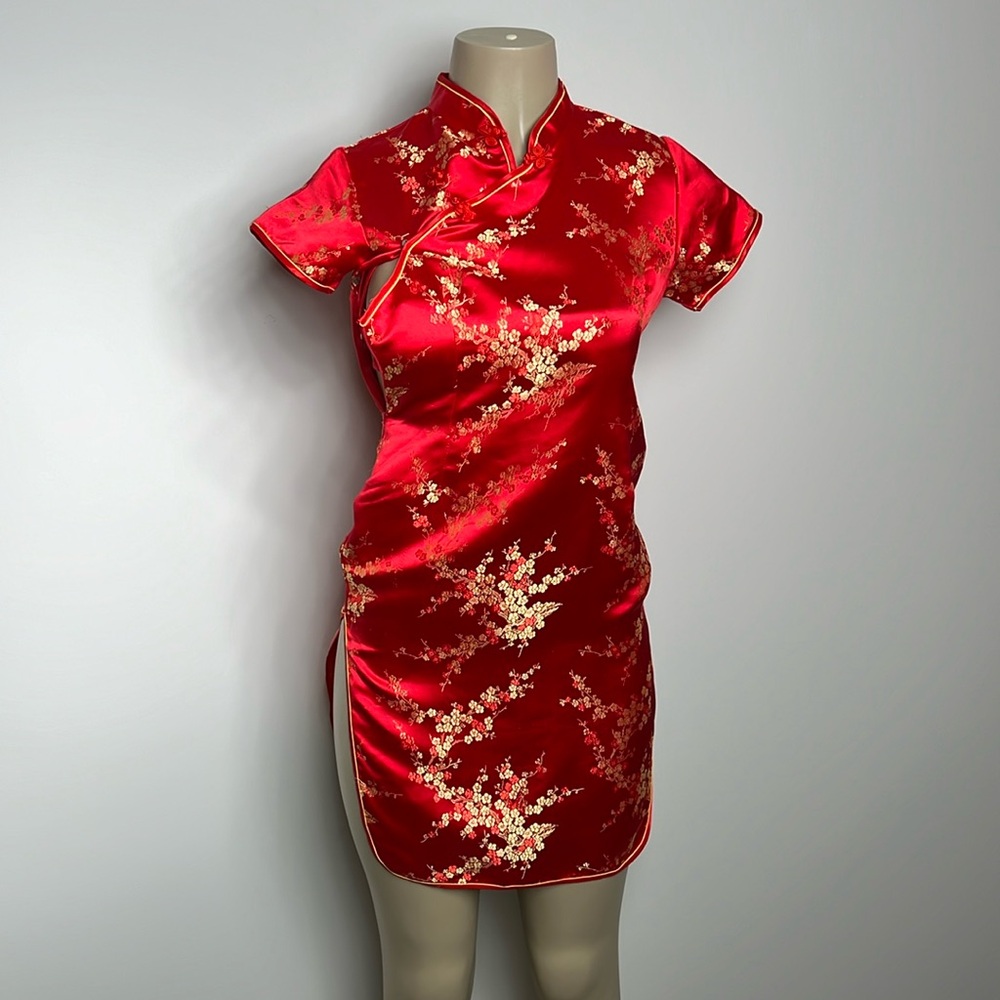 Bitablue Cheongsam in red tag says 12 but I will be listing as a small